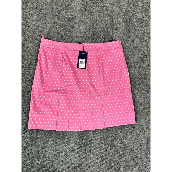 NWT Ralph Lauren Skort Womens Size 8 Printed Stretch Cotton Blend Polka Dot Golf - Picture 7 of 10